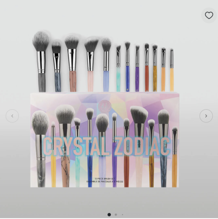 BH Cosmetics Crystal Zodiac - 12 Piece Brush Set